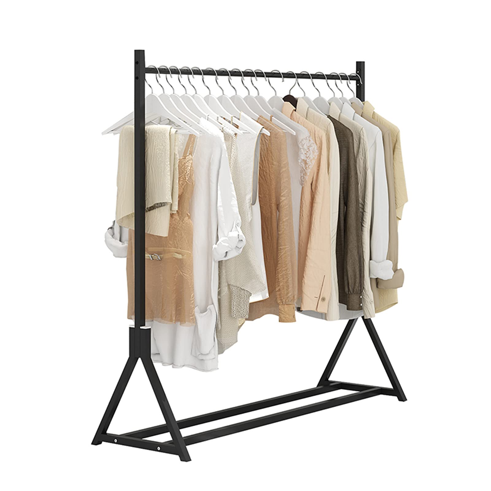 YNBSHGAA Coat Rack Heavy Duty Garment Rack Metal Clothes Rail Hanging Display for Boutique Retail Home, 120x40x160cm,size_name-120x40x160cm
