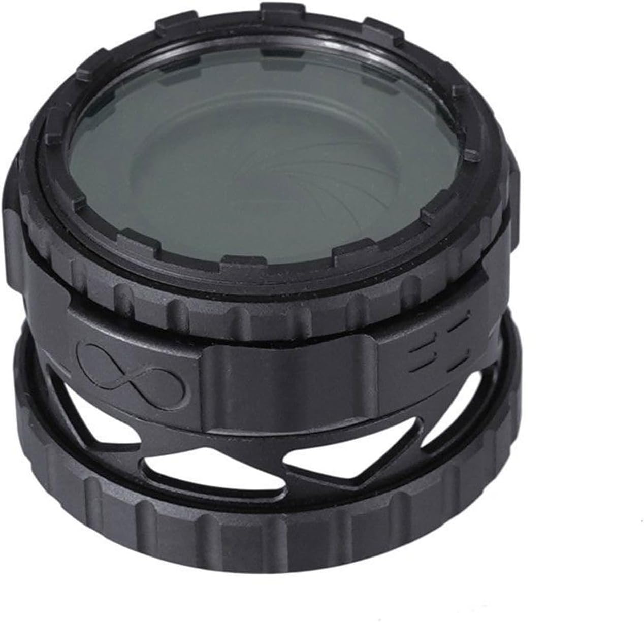 PVS31 NVG Protection Lens Cover, Adjustable Iris Light Shield, 6061-T6 Aluminum, Fits GPNVG (38mm) & PVS-31 Night Vision Device (31mm/32mm Objective Lens OD)