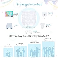 Vista 165 de 36 Panels Giltter Wall Backdrop Pink Shimmer Wall Backdrop for Party Wedding Birthday Engagement Bachelorette Parties Anniversary Decoration