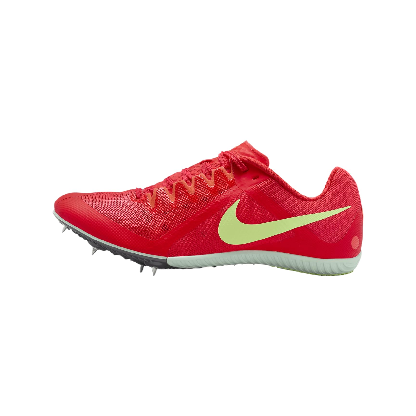 Nike Zoom Rival Track & Field Multi-Event Spikes (FZ9664-600, Bright Crimson/Lime Blast/Barely Volt/Washed Coral) Size 16