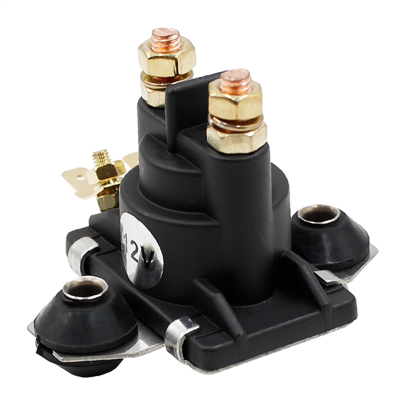 SCOOVY Relé Solenoide de Arranque Reemplazo De Solenoide De Relé De Arranque De Motocicleta De 12V Compatible con 20HP 25HP 40HP 45HP 50HP 55HP 60HP 65HP 70HP 80HP 90HP