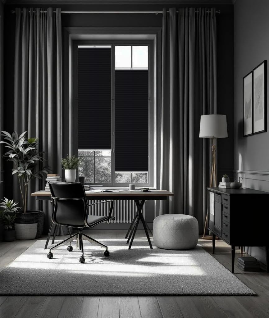 Concept Blinds XL Store Nid d'abeille Occultant Perçage W30-170 H20-240cm