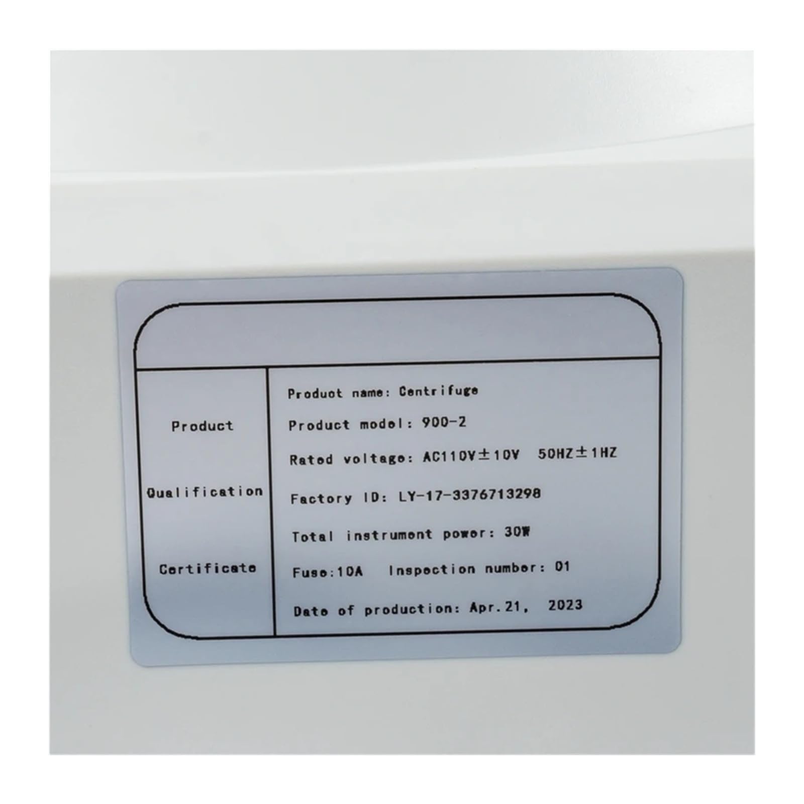 OPFVUJIKX Centrífuga de Plasma 900-2, 4000 RPM/min, 2086 x g, regulación de Velocidad Continua, centrífuga de Laboratorio, máquina de práctica médica