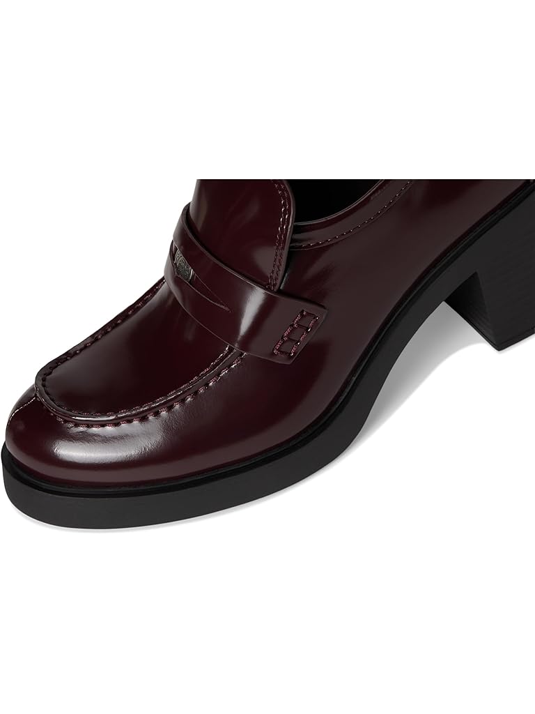 Purple Tory Burch Classic Heel Lug Loafers 50mm