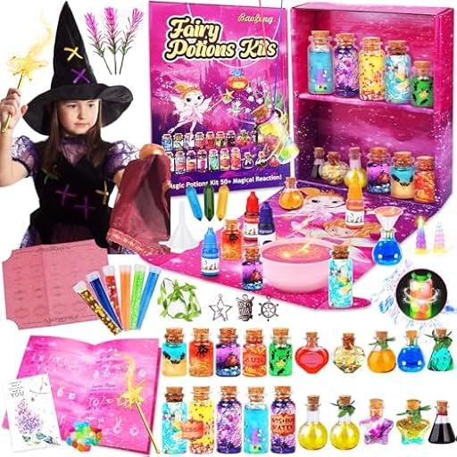 TOSUTO Pociones Magicas Niñas,Magic Potion Kit,Juegos Pocimas Magicas Juguetes,Kit De Manualidades Para Niña,Kits de Pociones de Hadas para Niños,Misteriosas Regalo Niña 6-12 Años | Ya disponible en tu tienda friki favorita! En mundofriki.es!
