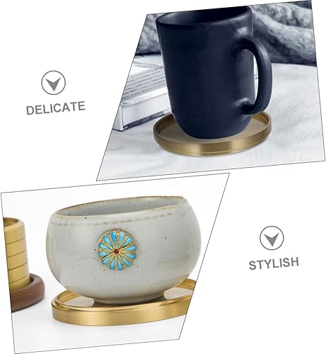 Miniatura 8 de RORPOIR 5 uds Coaster Coaster Tea Coaster Taza Posavasos Taza Aislamiento Pad Taza Café Taza Titular Tetera Salvamanteles Café Posavasos Vino