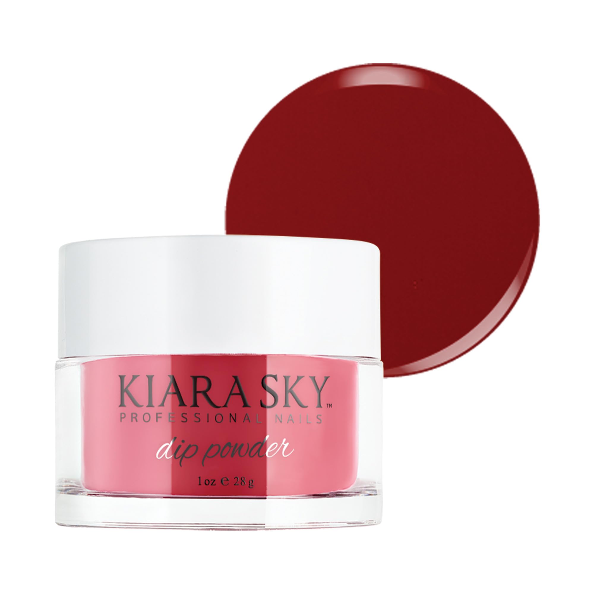 Kiara Sky Professional Nails, Nail Dipping Powder 1 oz. - Red Tones (Glamour 101)