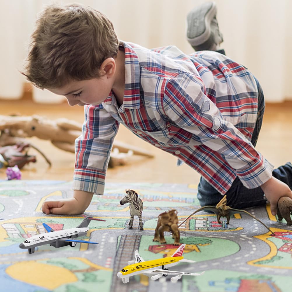 Aviones de Juguete para Niños - Set de 2 Aviones Planeadores - Regalos de Deportes al Aire Libre - Modelo de Avión para Cumpleaños