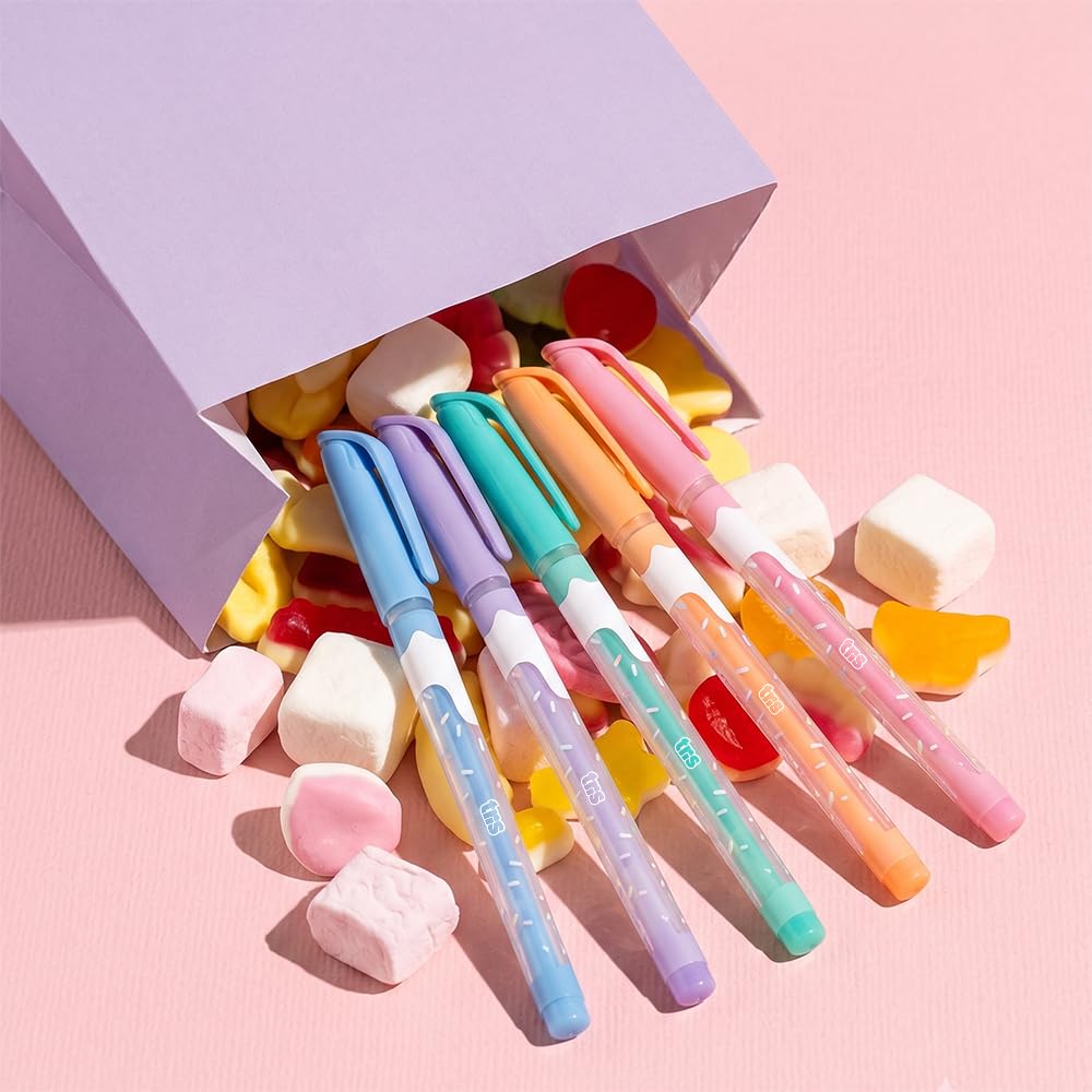 Caneta Esferografica Tris Holic Fof Candy Cartela 5 unidades