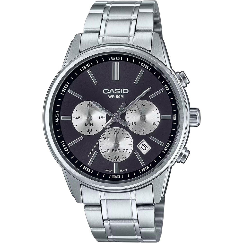 Casio General Line Watch: Black MTP-E515D-1AVDF