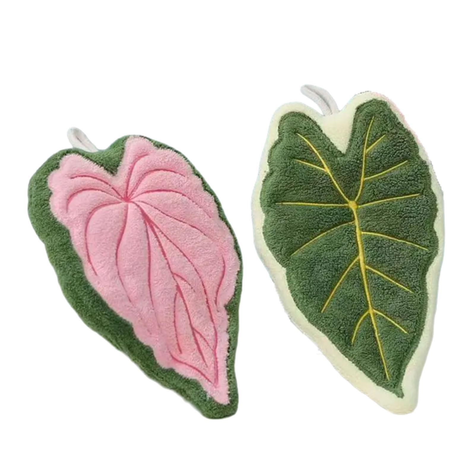 Jazuaiao Caladium Hand Towels for Bathroom and Kitchen Soft Wipe Towel Absorbent Quick Drying Cloth Bathroom