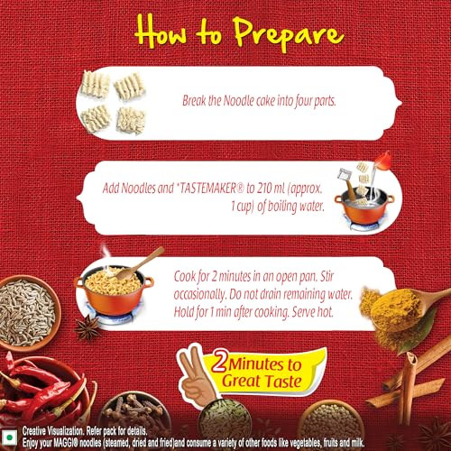 Image of MAGGI 2-Minute Special Masala Instant Noodles,70g /75g (weight may vary)