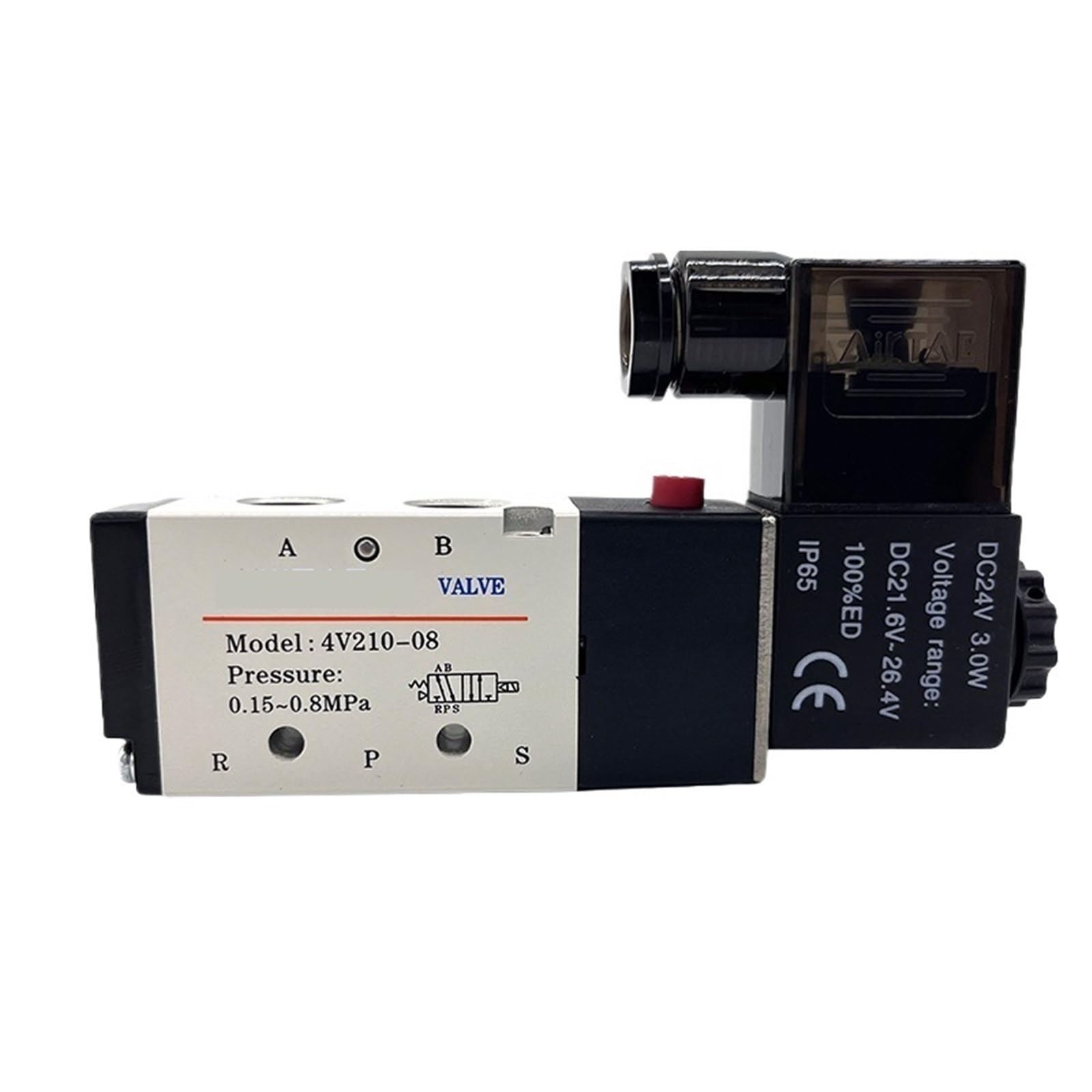 Vmvud 3V110-06 Solenoid Valve Reversing Valve 3V110-M5 4V110-M5 3V210-06 3V210-08 4V210-06 4V210-08 4V110-06