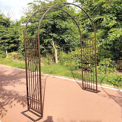 Arche de jardin en métal anti-affaissement support robuste blanc