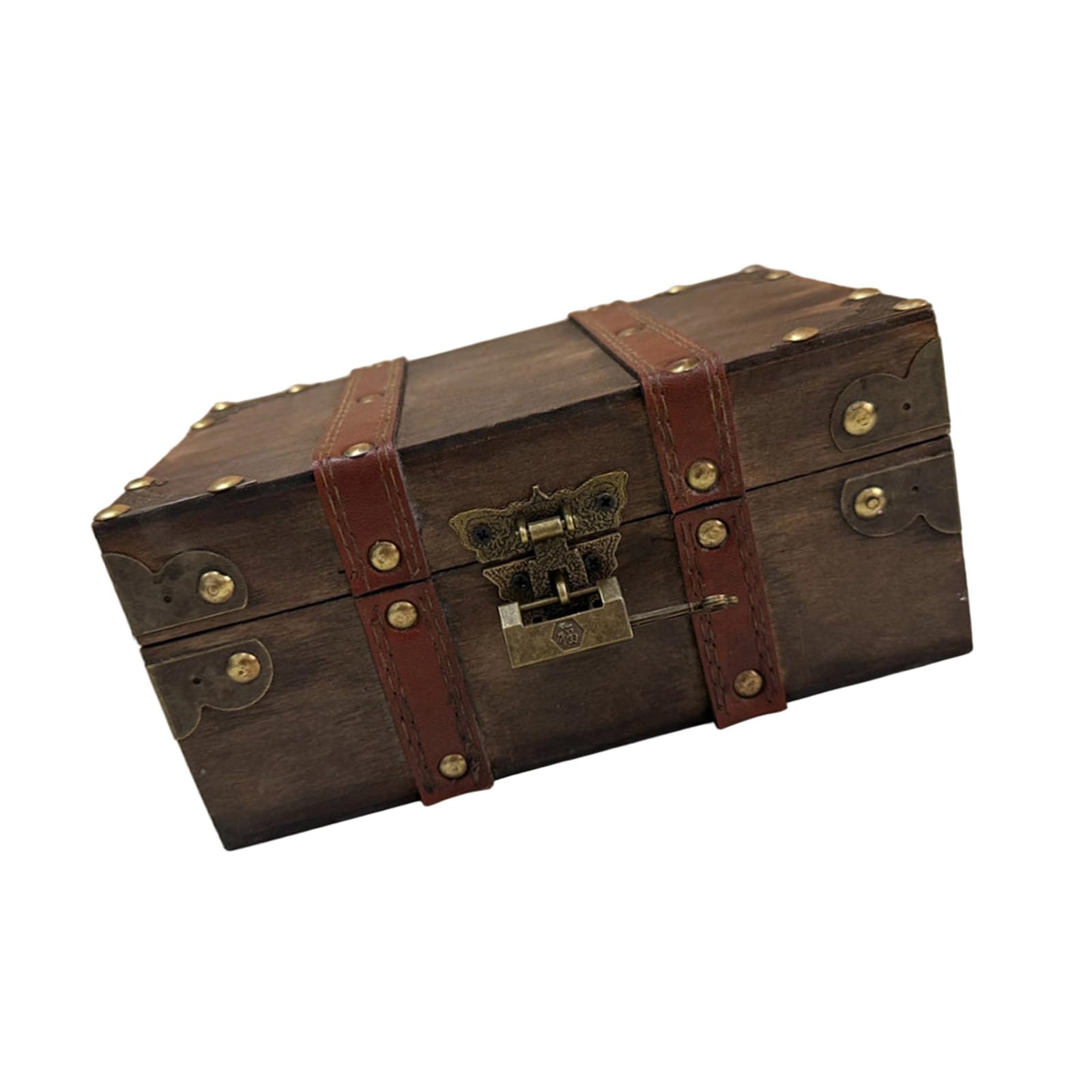 Carotoe E Caroto Antiqu Styles Lockabl Wooden Trinket Organiser Jewelry Storag Container With Hom Decoration Accessory Wooden Jewelry Storag Box With