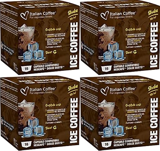 64 Capsulas de Café Helado Dolce Gusto - Bebidas Frias Compatibles Dolce Gusto - Café en Cápsulas para preparar con Hielo | Ya disponible en tu tienda friki favorita! En mundofriki.es!