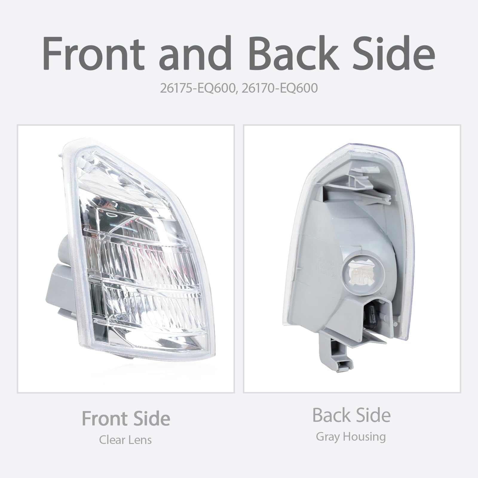 JESYMBX Corner Light For Nissan X-Trail T30 2001-2006 Front Bumper