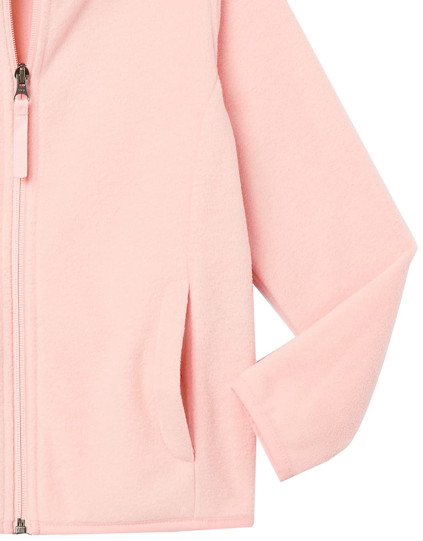 Amazon Essentials Chaqueta de Forro Polar Ligera con Capucha y Cremallera Completa Niña