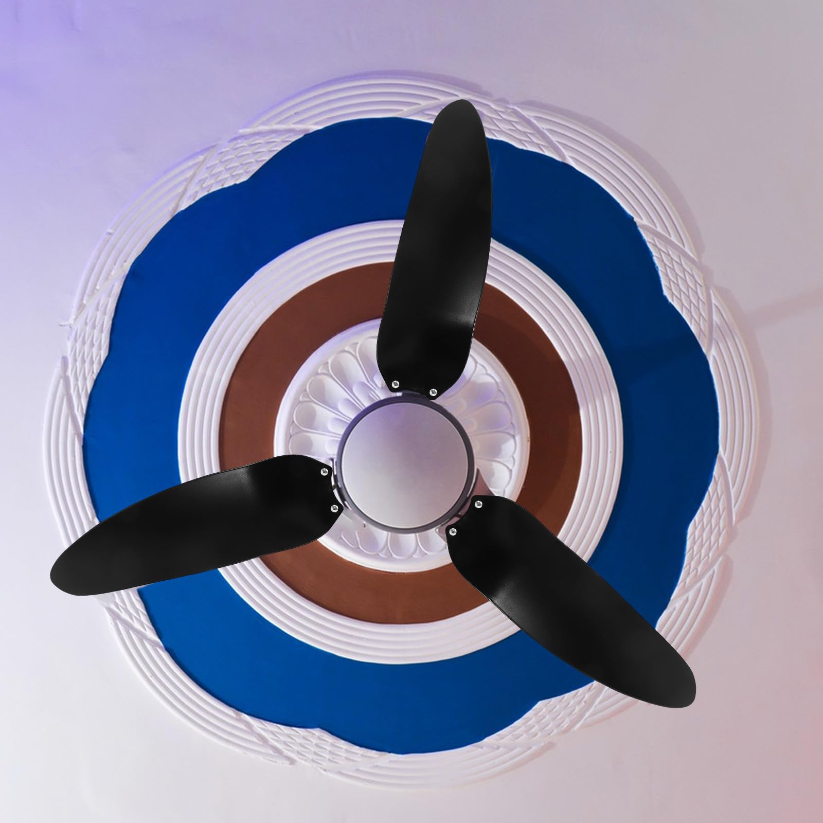 Kisangel 3 Piezas Aspas de Repuesto de Plástico para Ventilador de Techo Diseño Clásico, Resistentes al Desgaste y Compatibles para Uso en Hogar y Oficina