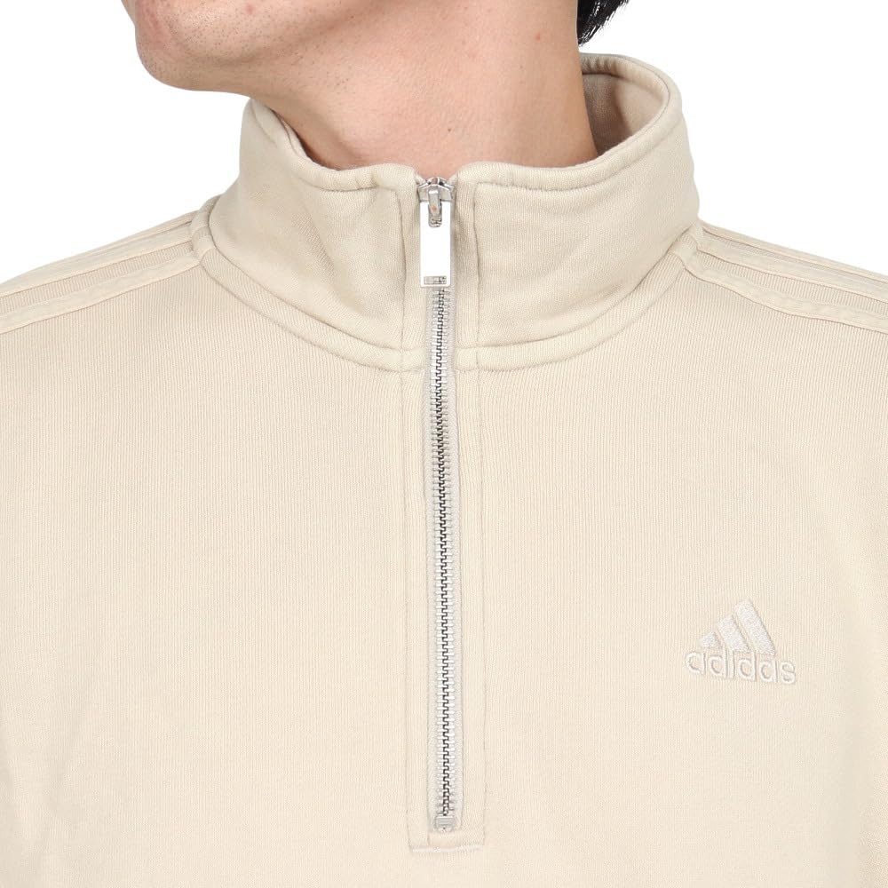 アディダス ハーフジップ　ジャージ　Sベージュ Amazon.co.jp: アディダス（adidas） WASH スウェット ハーフジップ