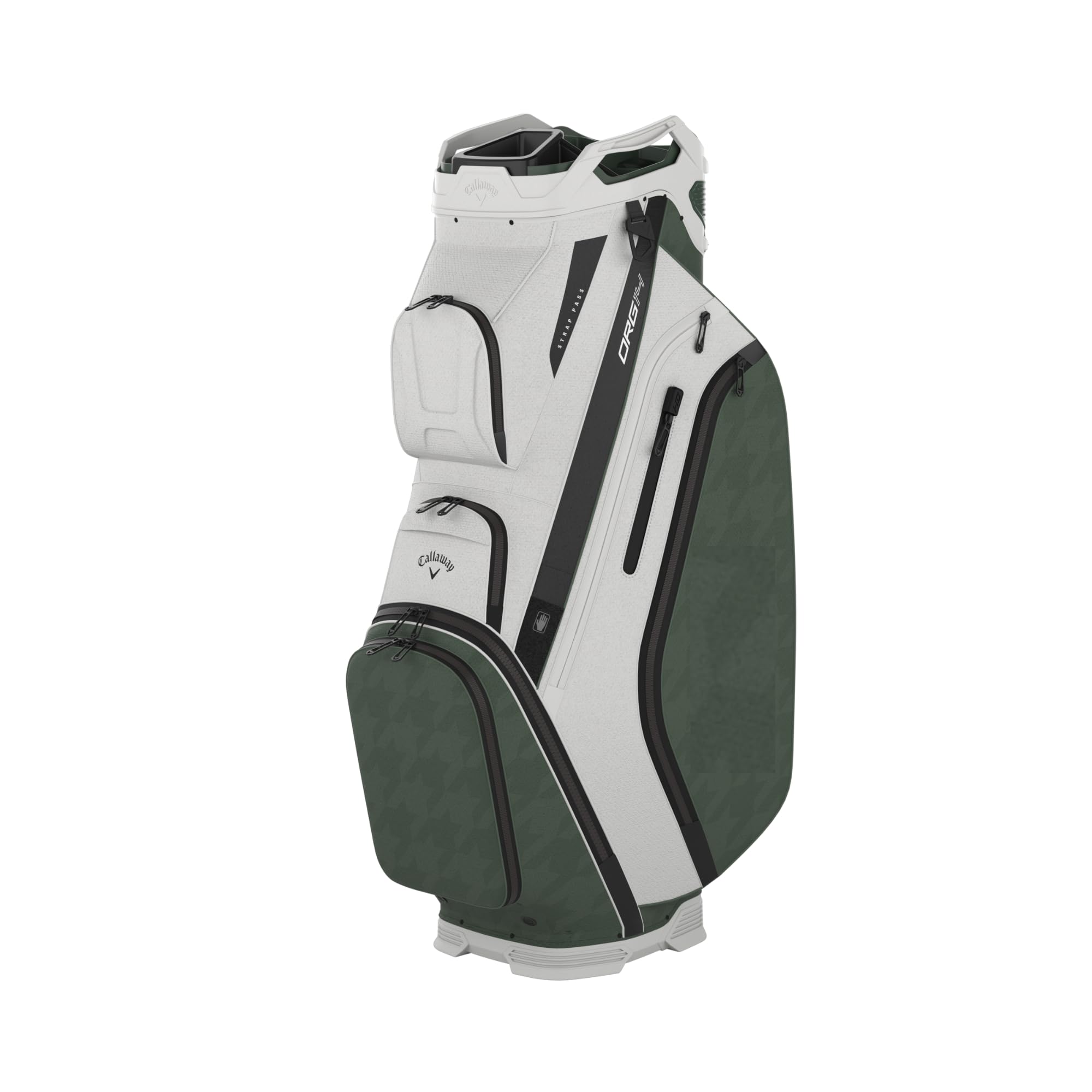 Callaway Golf Org 14 Golf Bag (Org 14, No Logo, Khaki/Jade Hounds)
