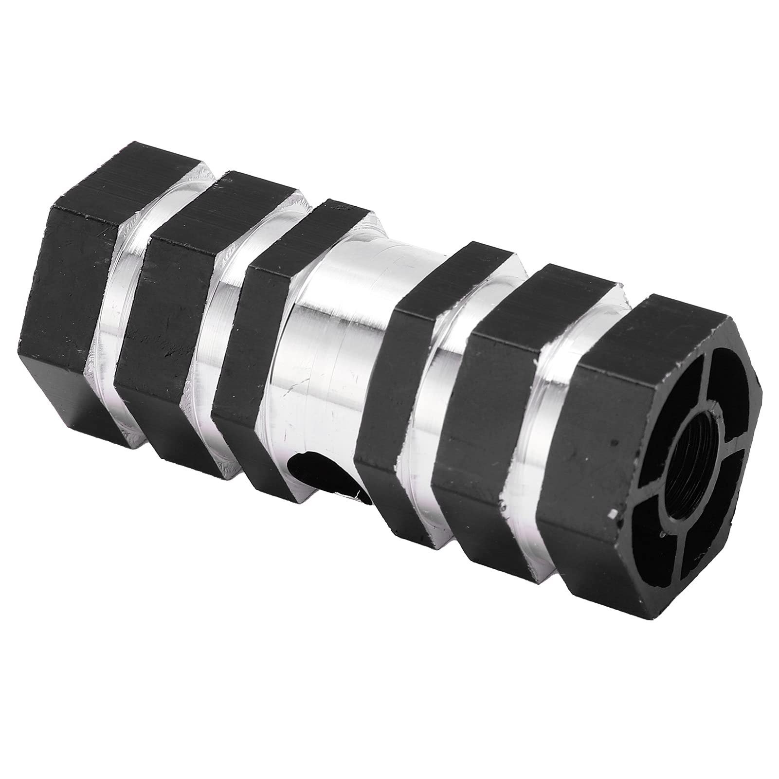 VBESTLIFE 2 Footrest Pegs,Aluminum Alloy Non-Slip Rear Rear Stunt Pegs for Mountain Bikes BMX(Black) and Spare Parts