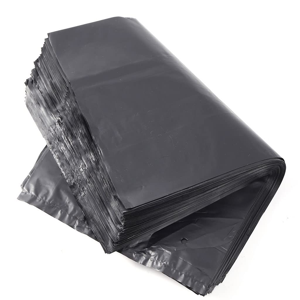 100 Piezas EDUCACIÓN FÍSICA Bolsas De Guardería Espesar Plantas Crecer Bolsas Plántulas Macetas Ecológicas, For Jardín Con Agujeros Transpirables Bolsa De Plantación Negra ( Size : 15x20cm(DxH) )