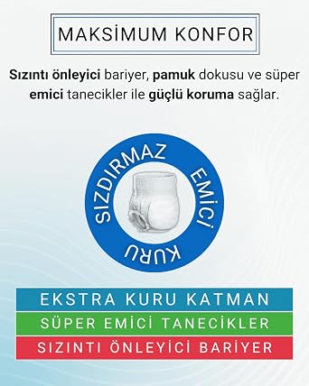 Paddlers Yetişkin Hasta Emici Külot Bez Large 30 Adet