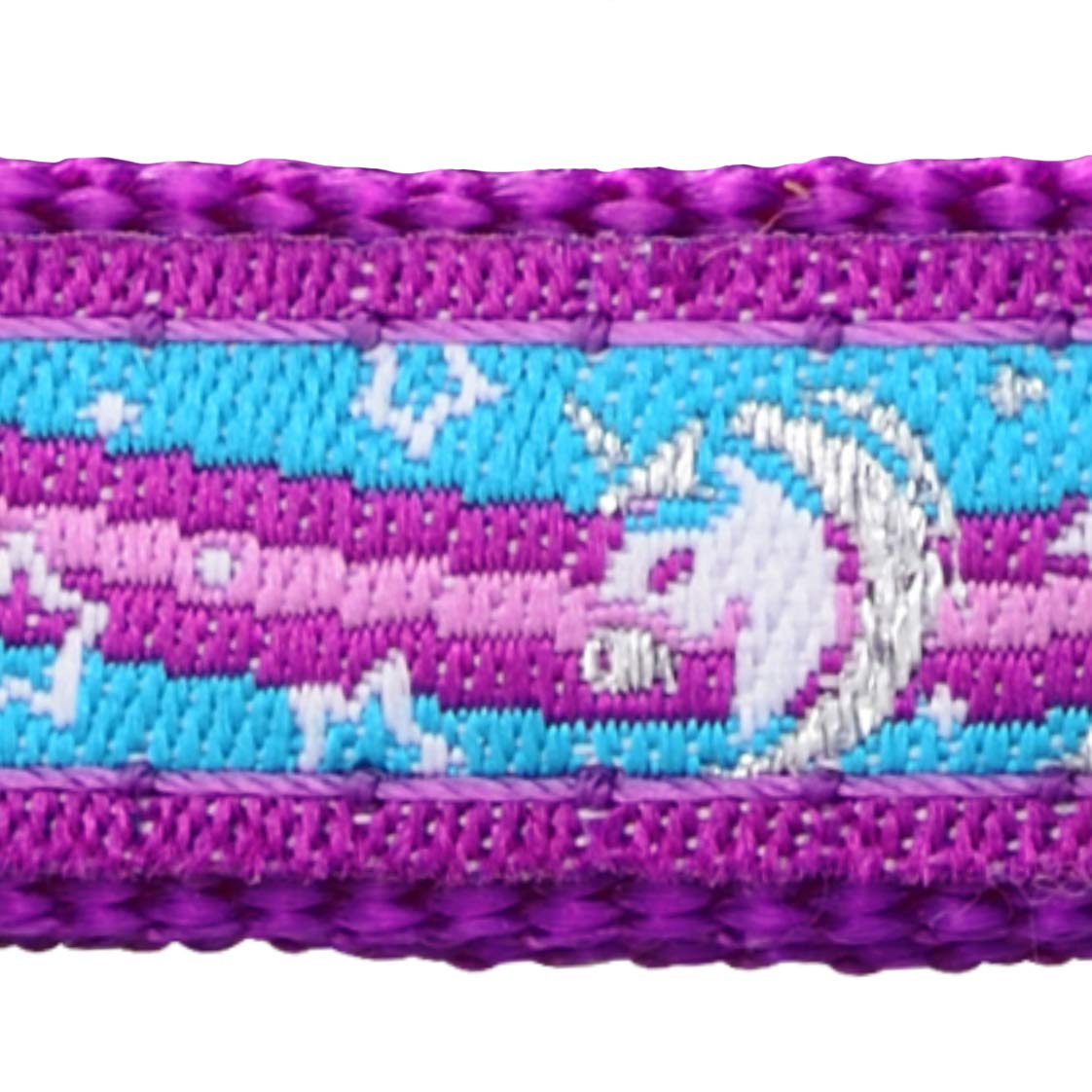 Red Dingo Hundehalsband Mit Einhorn-Design – Violett, Verstellbar, Größe XS