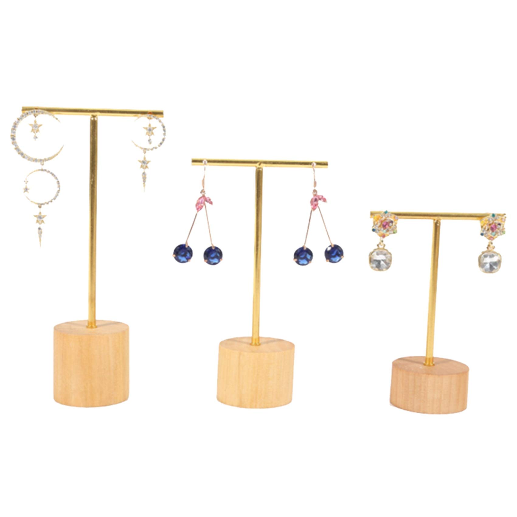 24 Pezzi Moda T-Bar Espositore per Gioielli Espositore per Orecchini, Orecchini Appesi per Organizer