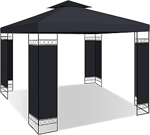 Amazon.de KESSER® Pavillon 3x3m wasserabweisend UVSchutz 50+ Metall