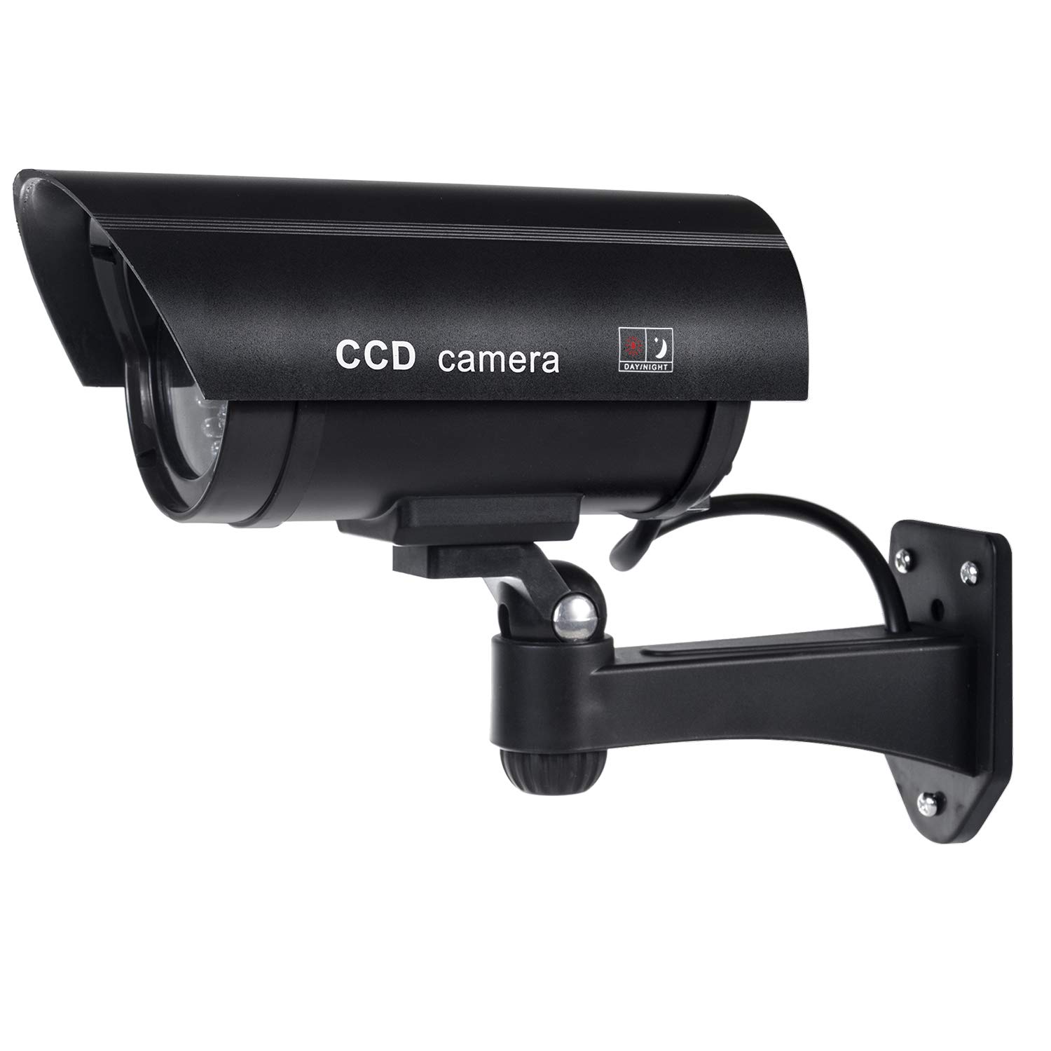 CE IR1100B Dummy LED kamera monitoringowa, atrapa alarmu, wodoszczelna, czarna