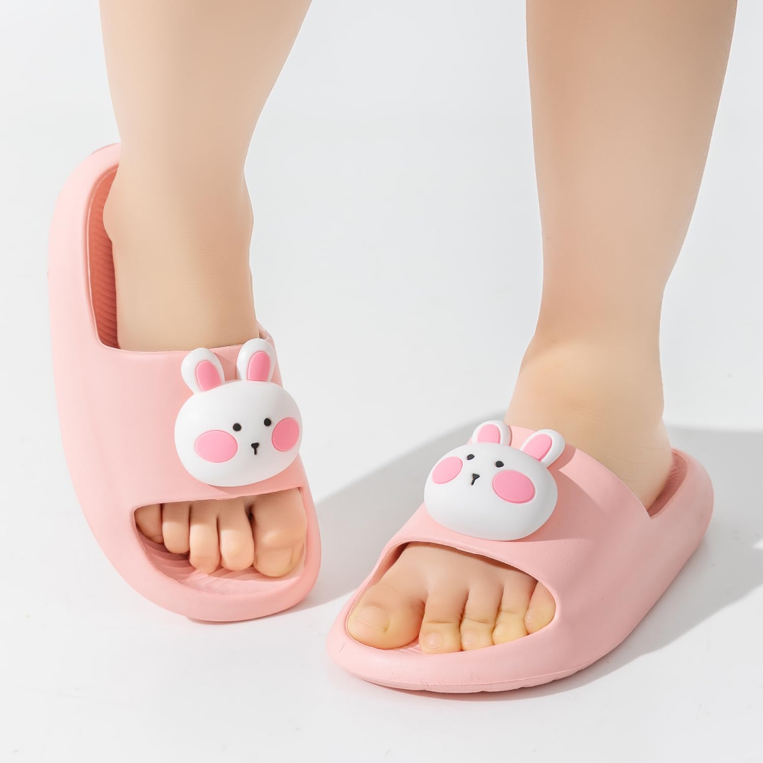 DRECAGE Chanclas de Playa para Niña Zapatillas de Baño Niño Zapatos de Piscina Antideslizante Ligero Verano Sandalias de Ducha 23-33 EU
