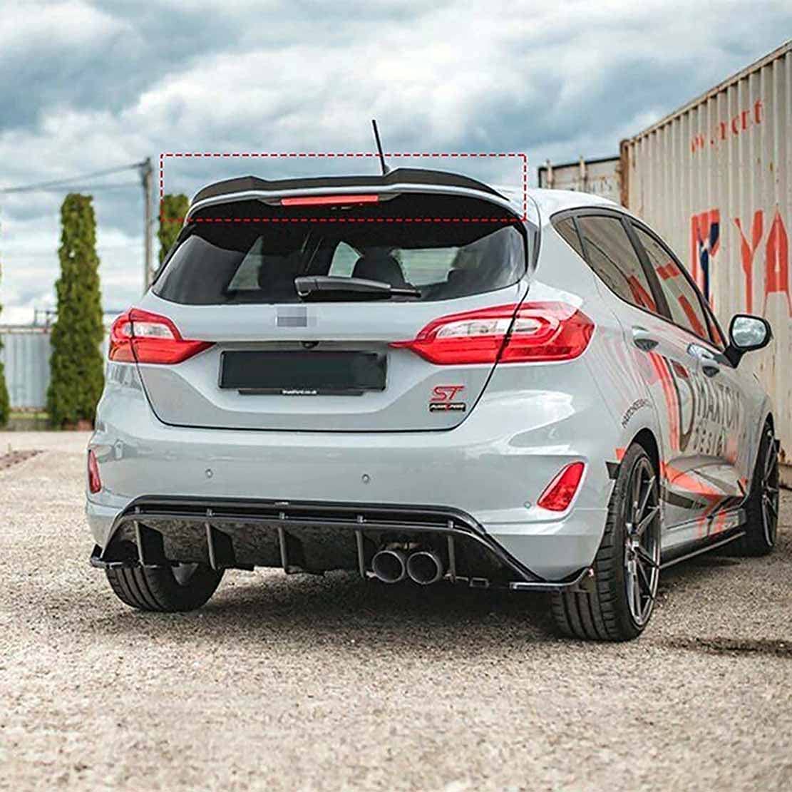 do Ford Fiesta St Mk8 2018-2020 2021, ABS Tylny bagażnik Stabilność Tylny Zderzak Tylna Klapa Okno Dachowe Lip Tailfin Dekoracja Modyfikacja Auto