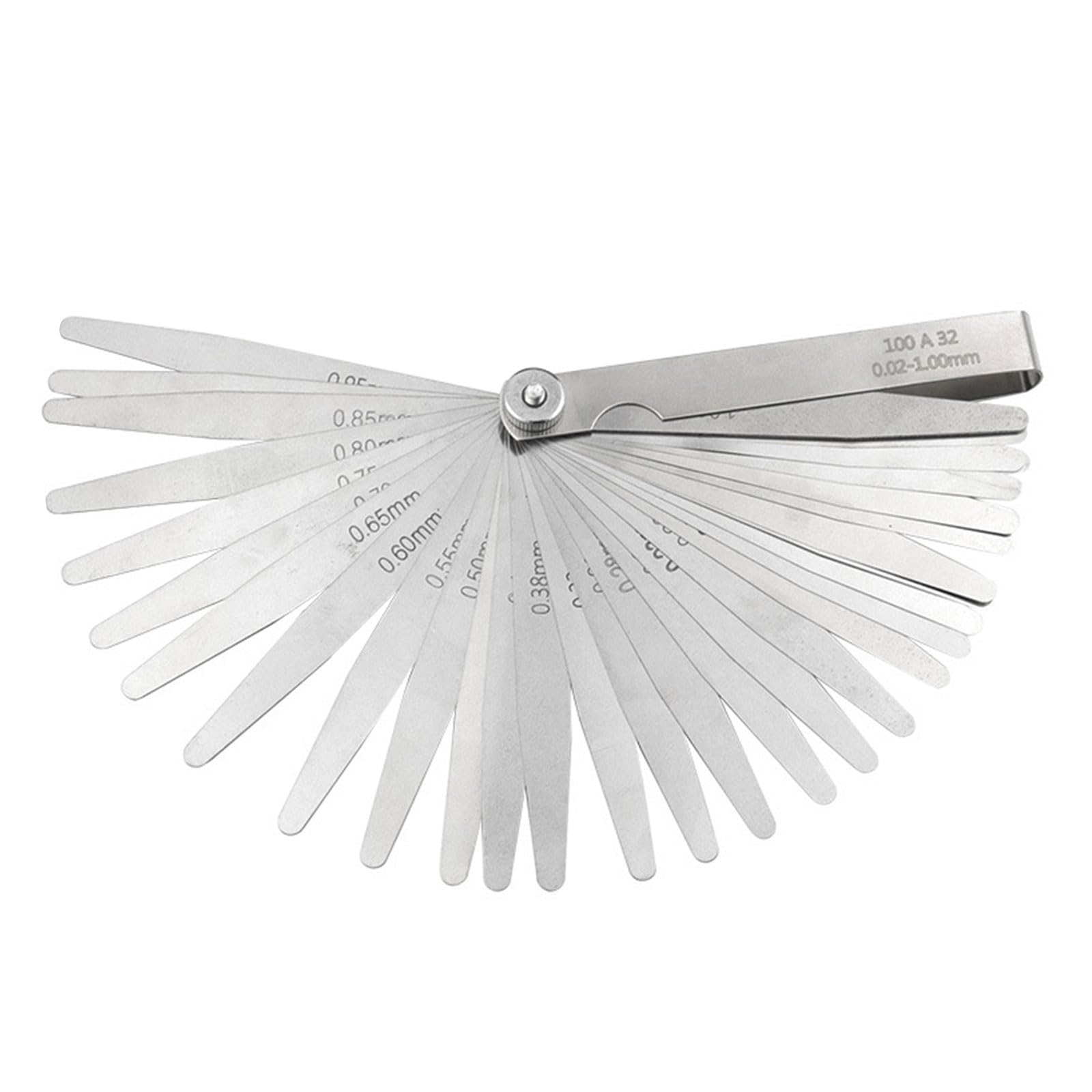 Thickness Gauges Feeler Gauges 0.01-1mm/0.05-0.50mm/0.05-1.00mm/0.02-1.00mm Offset Feeler Gauges Set Measuring Tool