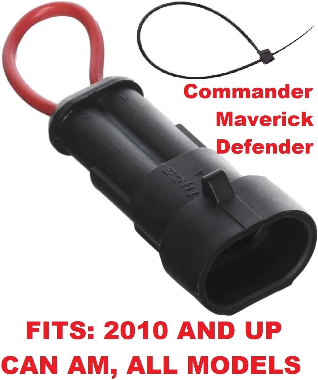 Seat Belt Bypass FOR 2010 and UP CAN-AM Commander, Defender, Maverick 800 Max X MR ds Turbo rs Xmr Sport RC Trail xc X3 Harness Override Switch Connector Plug Clip Accessories Over Ride Can Am By-Pass