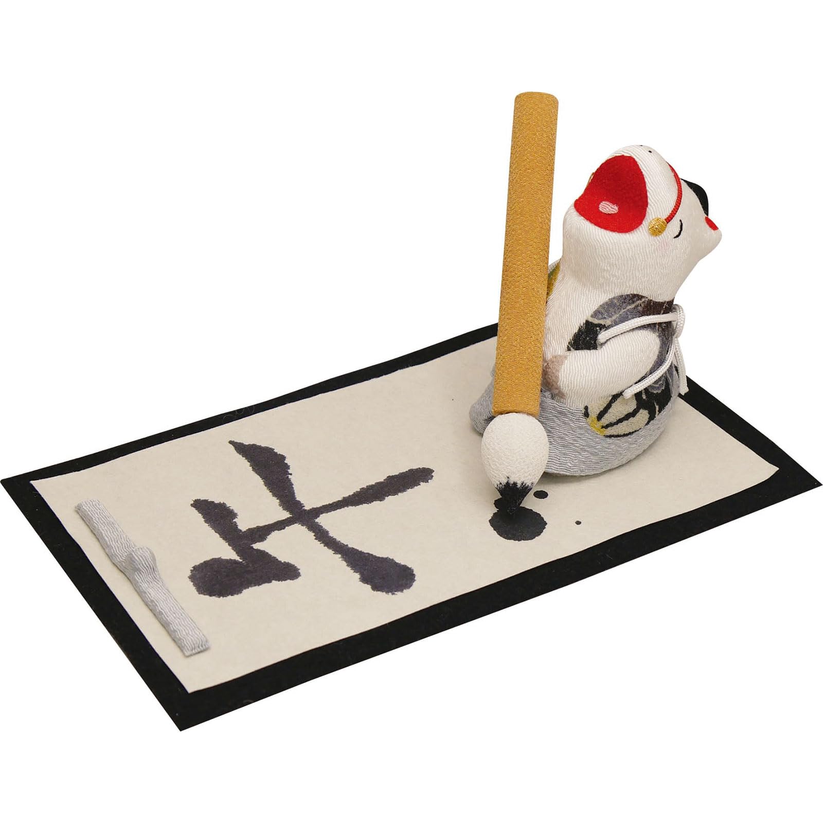 Amazon.co.jp: A-ITEM 2026 書初め午 R-1 干支 置物 高さ9cm 正月飾り