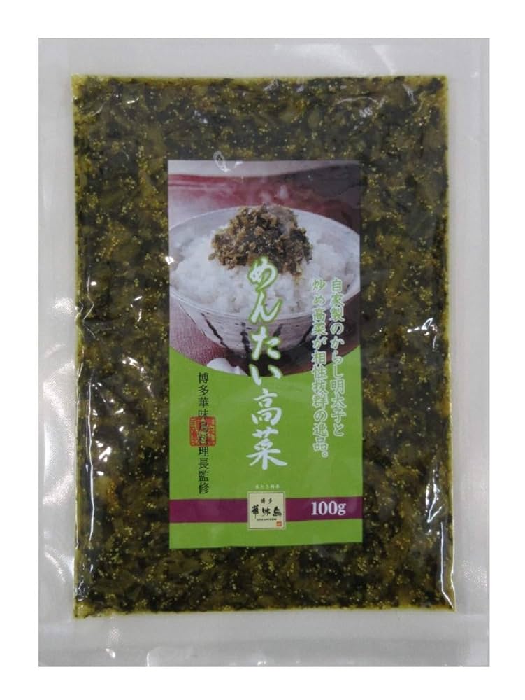 Amazon | トリゼンフーズ 博多華味鳥 めんたい高菜 100g ×5袋