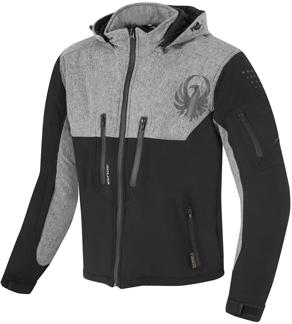 Merlin Dune Kurtka Softshell, czarny/szary, S
