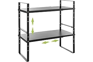 Adjustable Kitchen 12 Deep Shelving Unit Organizer