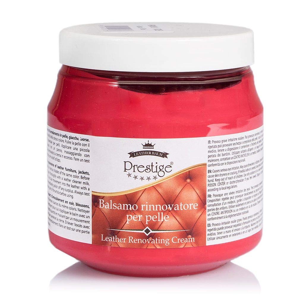 PRESTIGE CREMA PER RINNOVARE IL COLORE DI DIVANI SCARPE BORSE IN PELLE 300ml