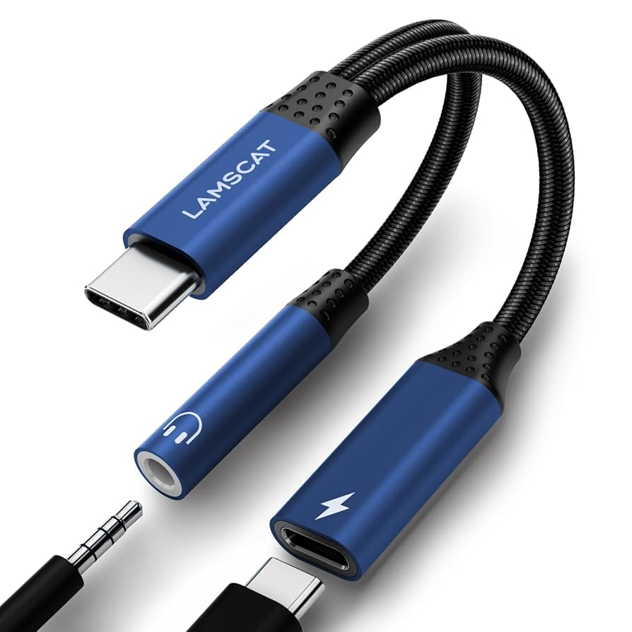 Amazon.co.jp: LAMSCAT 2in1 タイプC イヤホン変換 アダプタ