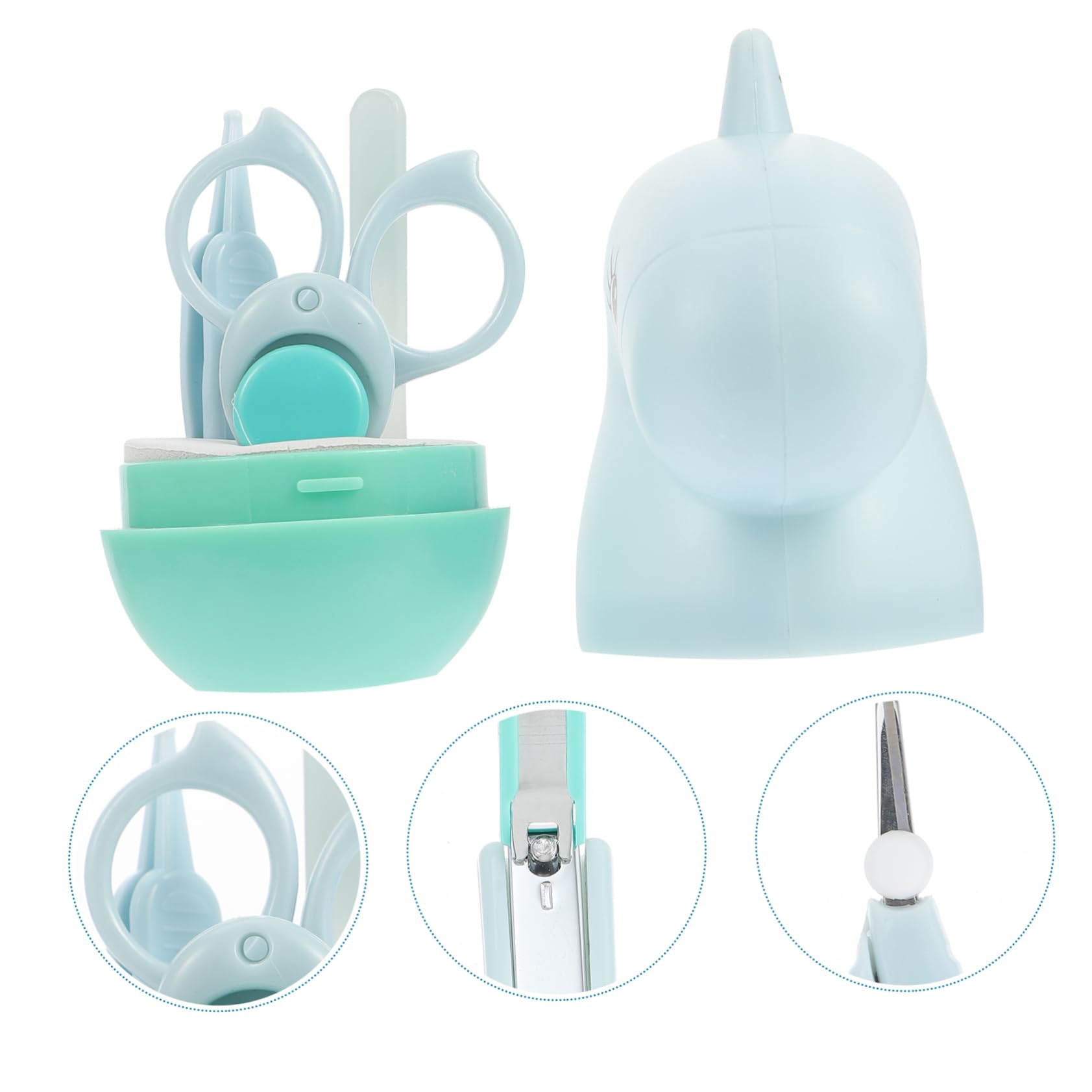 Abaodam 12 Piezas Juego De Tijeras Para Uñas De Bebé. Pinzas Para Bebe Cortauñas Infantil Kit De Cuidado De Uñas De Bebé Kit De Uñas Equipo De Bebé Colocar Abdominales Niño Pequeño Clavo