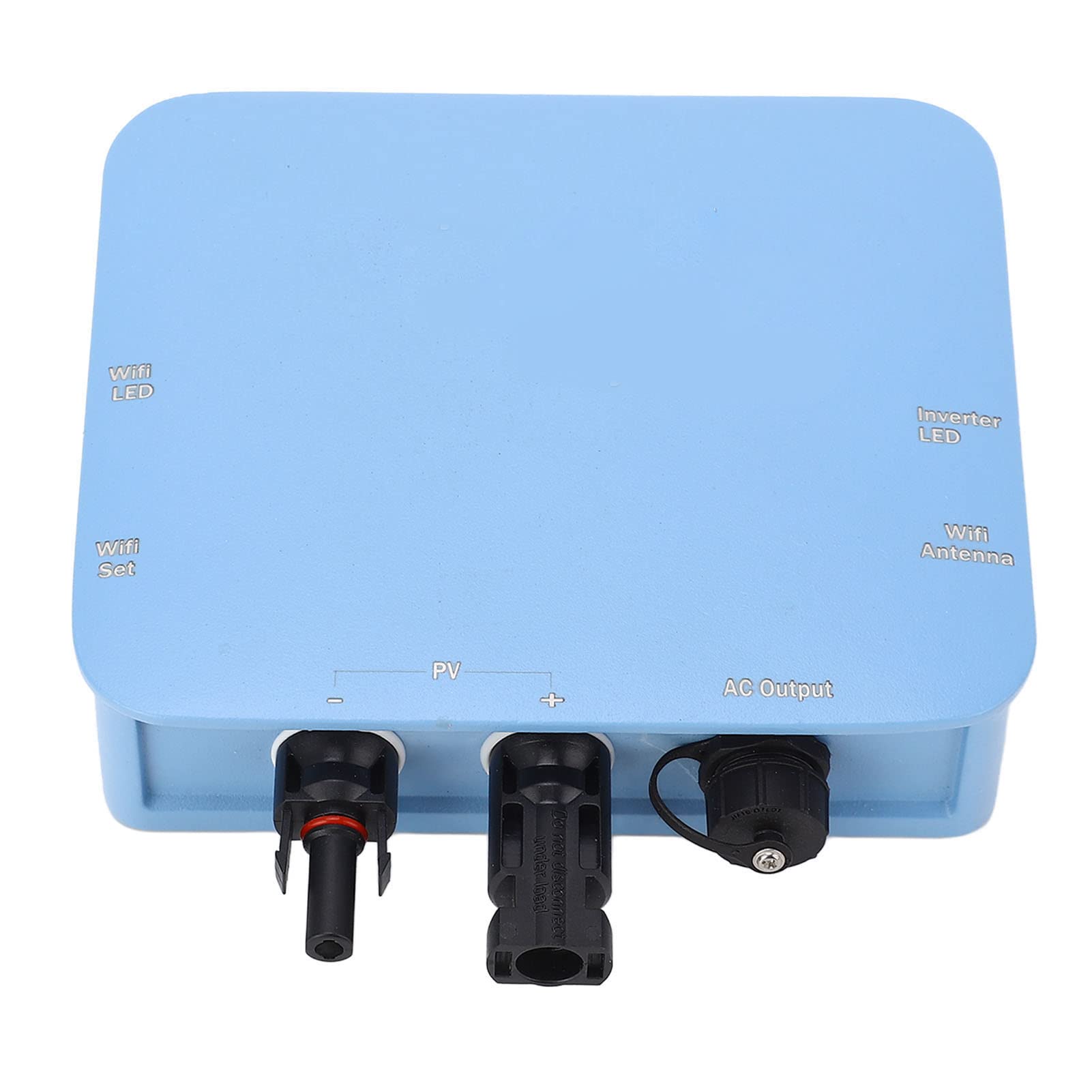 Micro Inversor Solar WiFi, Salida de Onda Sinusoidal Pura IP65 Inversor Conectado a la Red 120V 230V Identificación Automática Enchufe de la UE para el Hogar (500W)