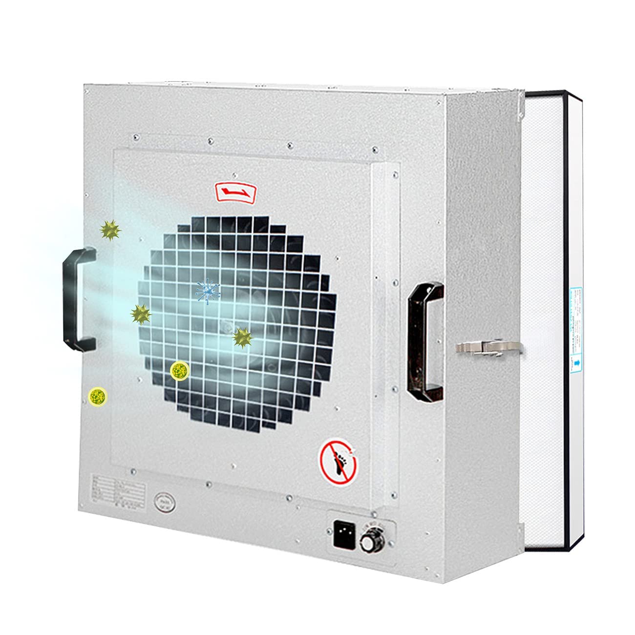 Buy Fan Filter Unit HEPA Filter 22.6x22.6 Inch FFU H13 HEPA Laminar