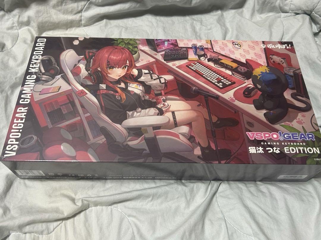 Amazon.co.jp: ぶいすぽっGEAR ゲーミングキーボード 猫汰つな Edition