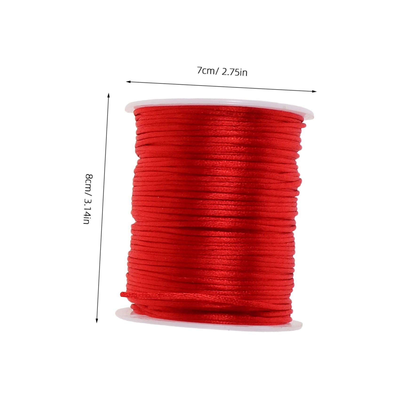 HOMSFOU 4rotoli Cordino in Poliestere Cerato per Creazione di Gioielli Corda Intrecciata per Braccialetti e Collane Spago Artigianale per Progetti Fai da Te Forniture per Perline
