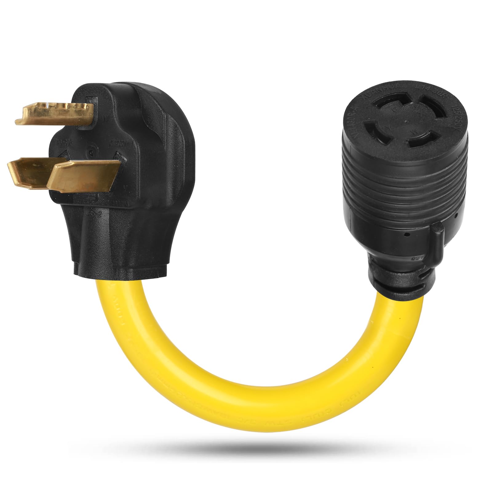 Snapklik.com : NEMA 10-30P To L14-30R Power Cord Adapter 30 Amp 3 Prong ...