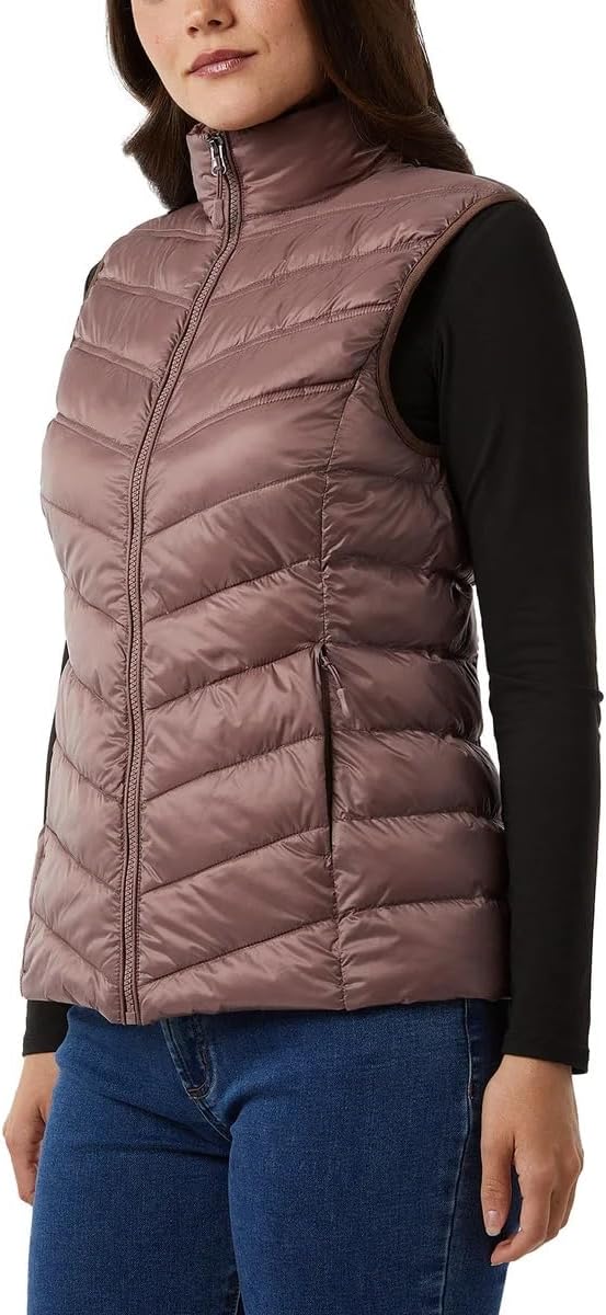 32 Degrees Women’s Lightweight Warmth Stand Up Collar Vest