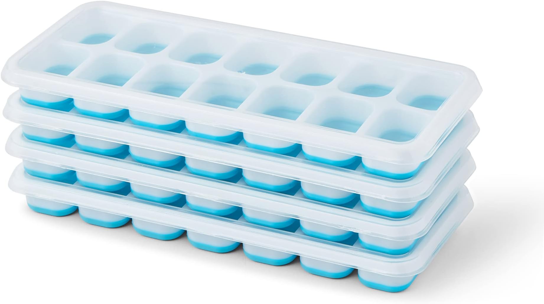 GUBA® Ice Cube Trays Silicone Ice Cube Tray with Lid, Ice Cube Trays